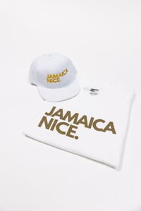Image of WHITE CLASSIC LONG SLEEVE AND TWILL CAP BUNDLE (SAVE 15%)