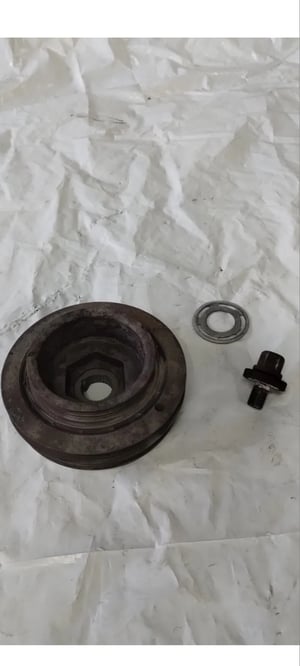 Image of ACURA INTEGRA B18B1 B18B CRANKSHAFT CRANK SHAFT HARMONIC BALANCER PULLEY