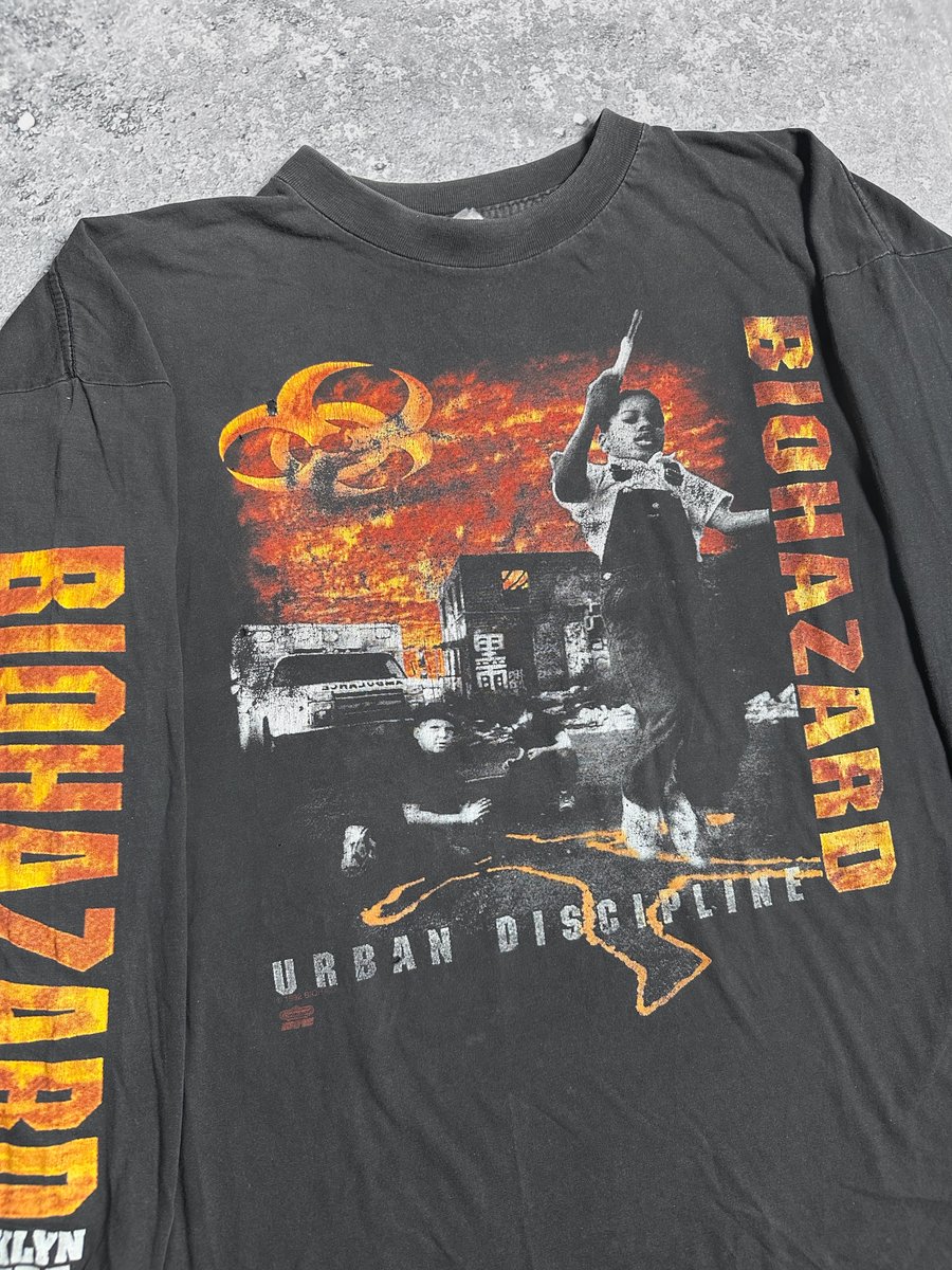 Biohazard 1992 'Urban Discipline' Longsleeve Shirt | NLVintage