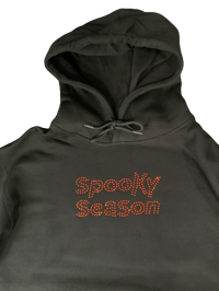 Image 3 of Spooky Season Rhinestone Hoodie 