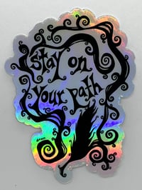 Image 1 of holographic path sticker