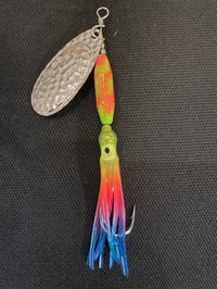 Image 2 of Hot Pink Splatter on Chartreuse