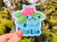 Image 3 of Chonky Bulbasaur Evolution Stickers | Chonk-e-mon