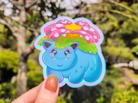 Image 4 of Chonky Bulbasaur Evolution Stickers | Chonk-e-mon