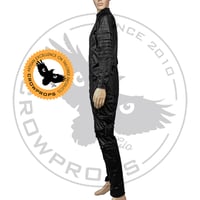 Image 3 of Shinny Black Flightsuit - STANDARD SIZES and TAILORED too, you choose.