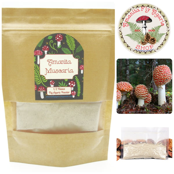 Image of Buy Amanita Muscaria Powder | Fly Agaric Mushroom Microdosing For Sale in USA 🍄 FOR CRAFTS