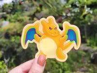 Image 4 of Chonky Charmander Evolution Stickers | Chonk-e-mon