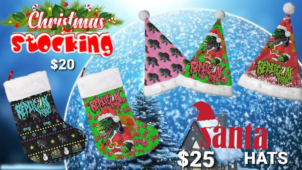 Image of REPLICON CHRISTMAS (Santa hats & stockings)