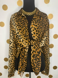 Image 2 of Joanna Cheetah Top - Size: L