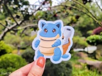 Image 4 of Chonky Squirtle Evolution Stickers | Chonk-e-mon
