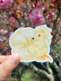 Image 3 of Chonky Vulpix & Ninetales Stickers | Chonk-e-mon