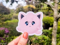 Chonky Jigglypuff Sticker| Chonk-e-mon