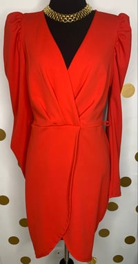 Image 1 of Lady in Red Fashion Nova Dress - Size: L