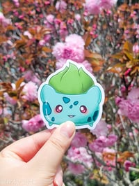 Image 2 of Bulbasaur Evolution Planter Stickers