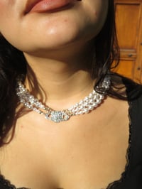 Image 2 of truly, triple pearl necklace