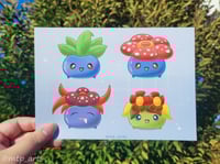 Oddish Evolution Planters Art Print