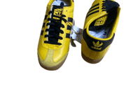 Image of adidas Kopenhagen Yellow and Black Leather Trainers Size 8 