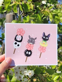 Ghibli-Themed Dango Art Print