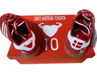 Image of adidas Munchen Eriksen x Craig's Heartsrong Foundation Custom Trainers Size 8 