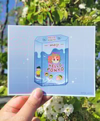 Hello Ponyo Art Print