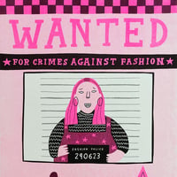 Image 3 of Fashion Police Riso Poster