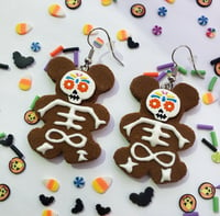 Mickey Skeleton Cookie Earrings 