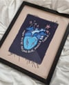 'Oxygen' - Framed Mixed Media