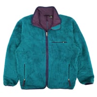 Image 1 of Vintage '95 Patagonia Retro Pile Cardigan - Dark Teal & Regal Purple 