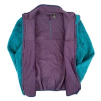 Image 2 of Vintage '95 Patagonia Retro Pile Cardigan - Dark Teal & Regal Purple 