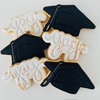 Image 1 of Graduation Hat Cookies 🎓