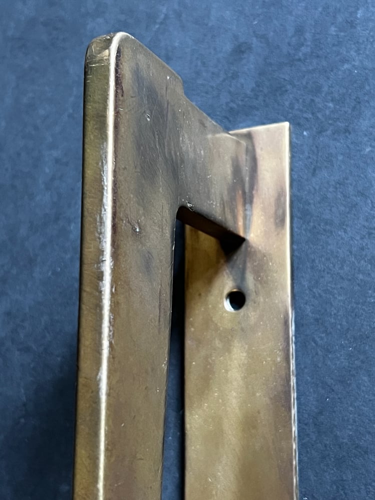 Image of Slimline Door Handle in Art Deco Style 20th Century