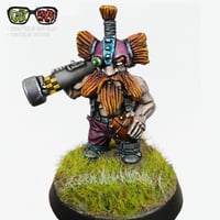 Mugsy ''Boom Boom'' Banahǫgg, the Bazooka Weilding Dwarf (Metal)