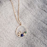 Image 2 of Sautoir COCO - Bleu
