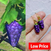 (PRE-ORDER) FFXIV GRAPE NECKLACE/EARRING/KEYCHAIN