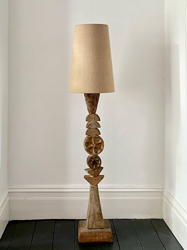 Image of Large Bernard Rooke Totem Floor Lamp