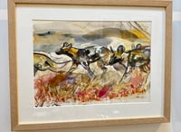 Image 2 of The Pack - Framed Original Watercolour 