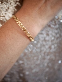 Image 4 of Bracelet Jonc ROCHA Or/Argent