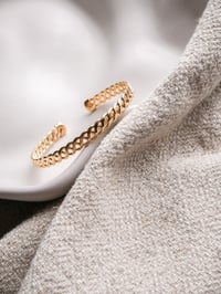 Image 3 of Bracelet Jonc ROCHA Or/Argent