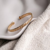 Image 1 of Bracelet Jonc ROCHA Or/Argent