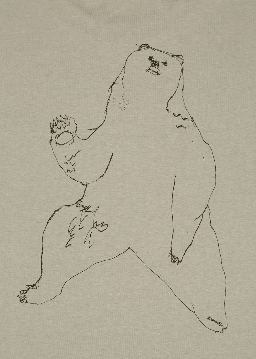 Bear "Back Print" Unisex T-shirt (Organic)