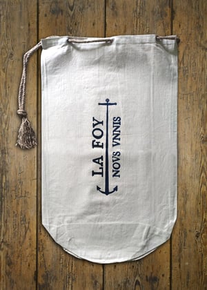 Le sac de marin "Fleurs de poissons" / French sailor bag "Fish flowers"