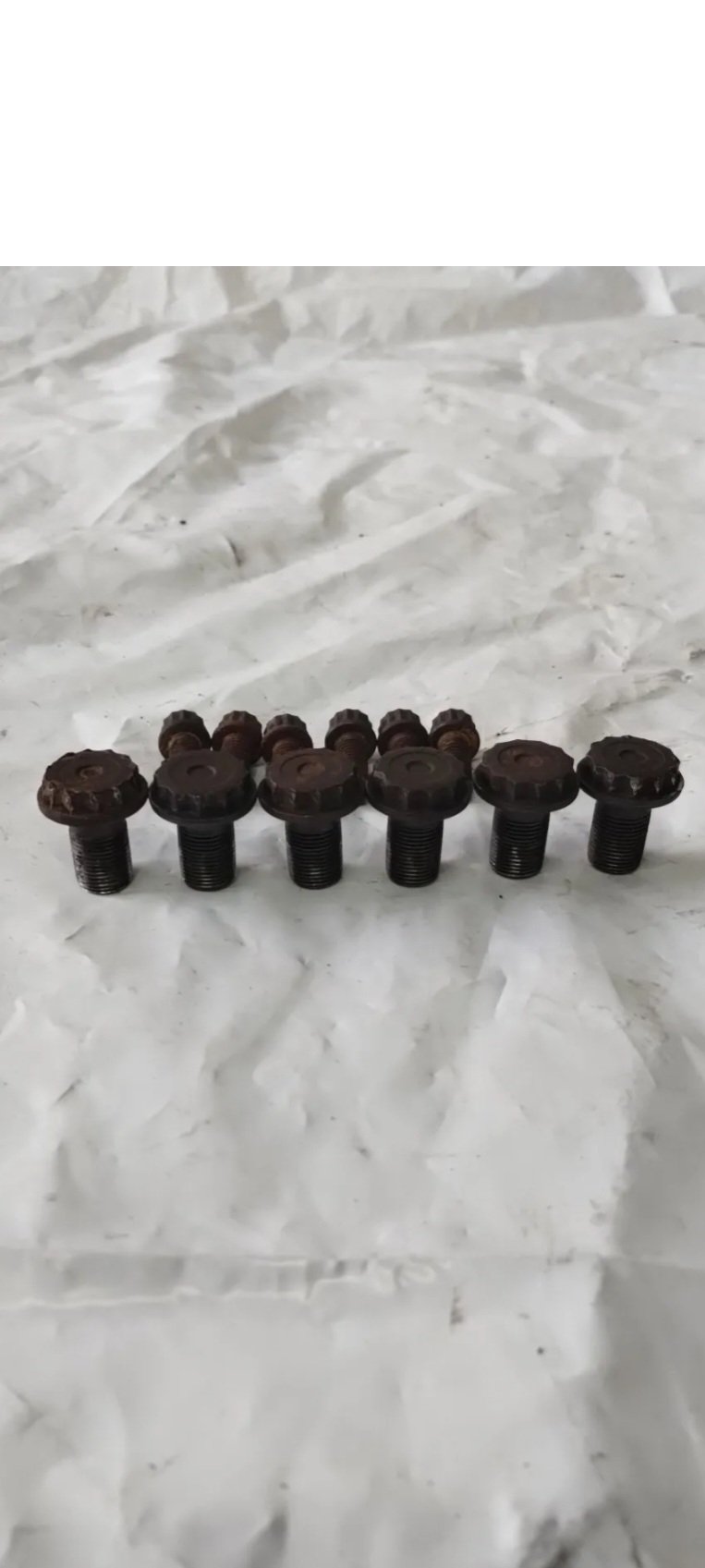 Image of 88-00 Honda Civic CRX Del Sol Flywheel Pressure Plate Bolt Set Manual Trans OEM