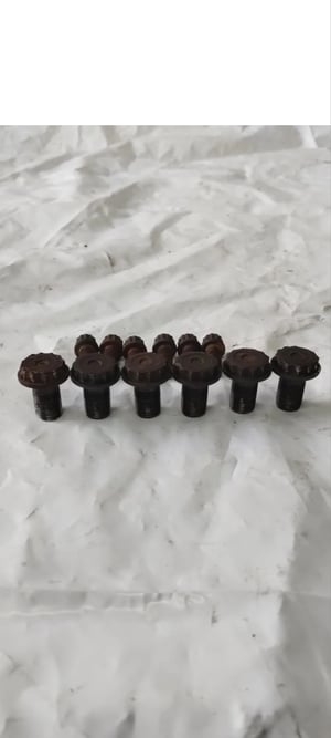 Image of 88-00 Honda Civic CRX Del Sol Flywheel Pressure Plate Bolt Set Manual Trans OEM