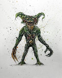 Image 1 of Vegetable Gremlin Daily Halloween 9x7 - Creepy Cuties And Killer Kaijus