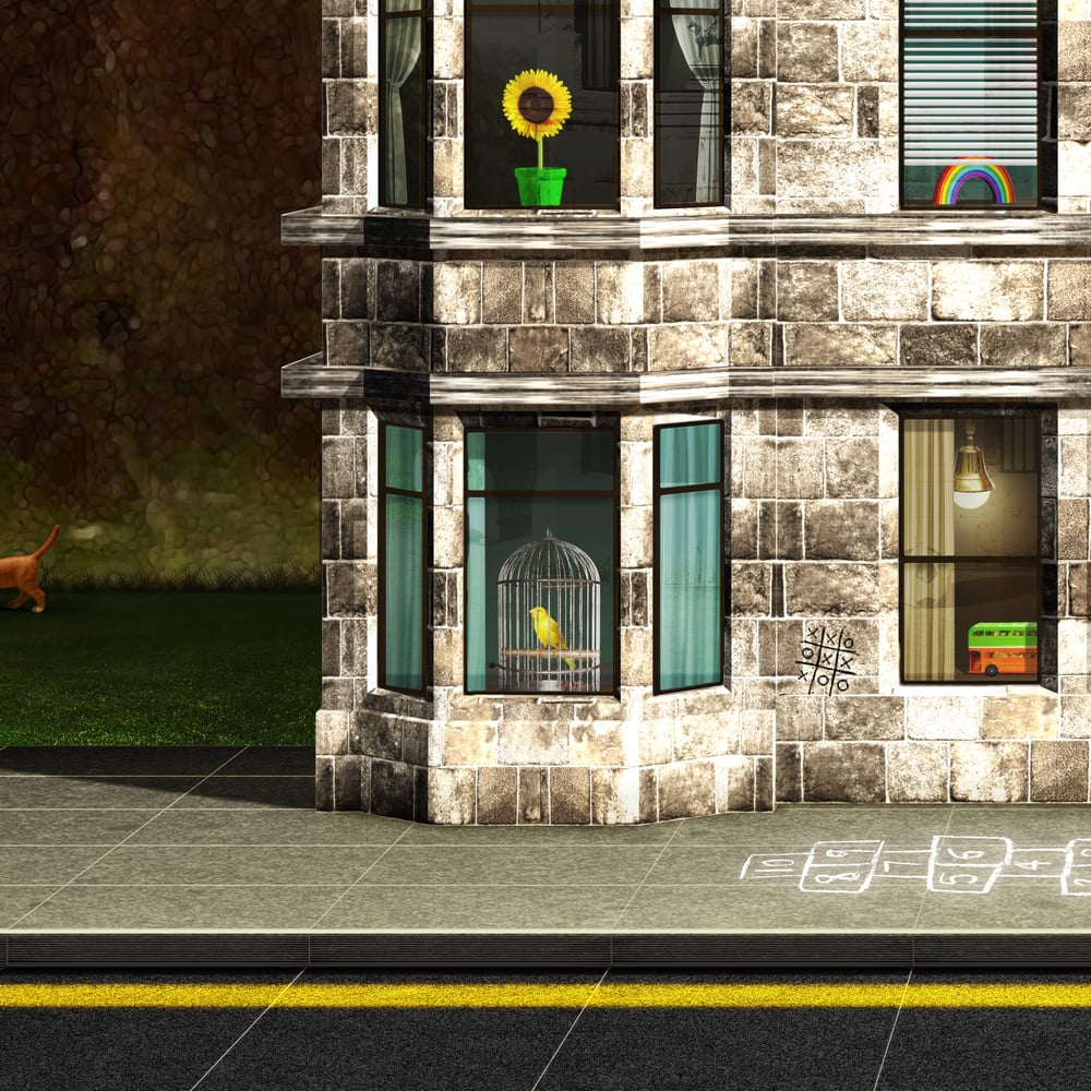 Michael Murray Art Print Shop Glasgow Scotland UK — Glasgow Tenements