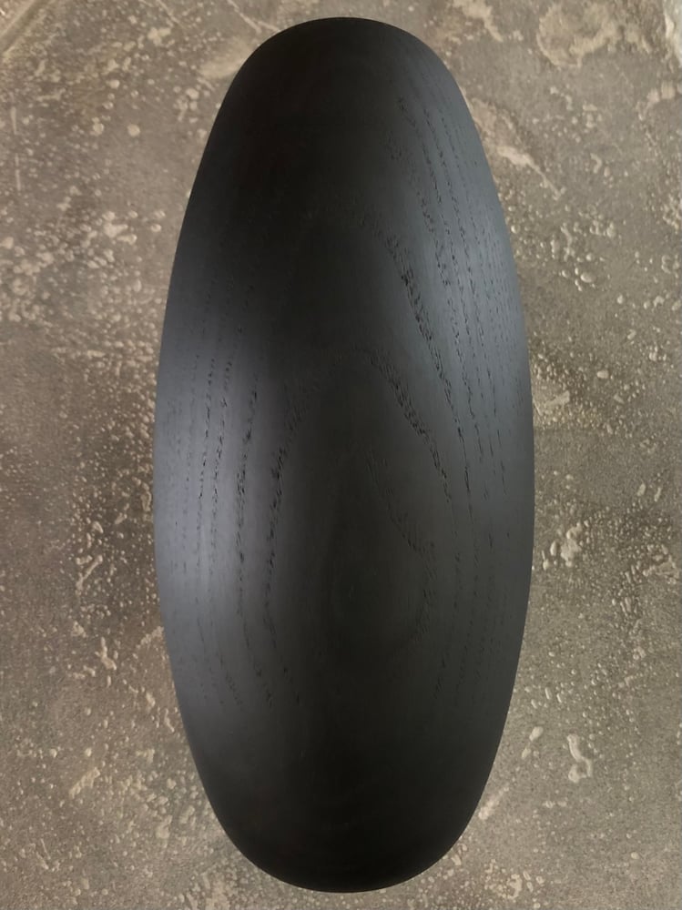 Image of solid ebonized ash lingam