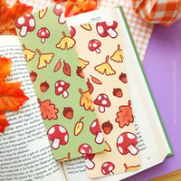 Fall Leaves Double-Sided Bookmark