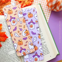 Pumpkins & Boos Double-Sided Bookmark