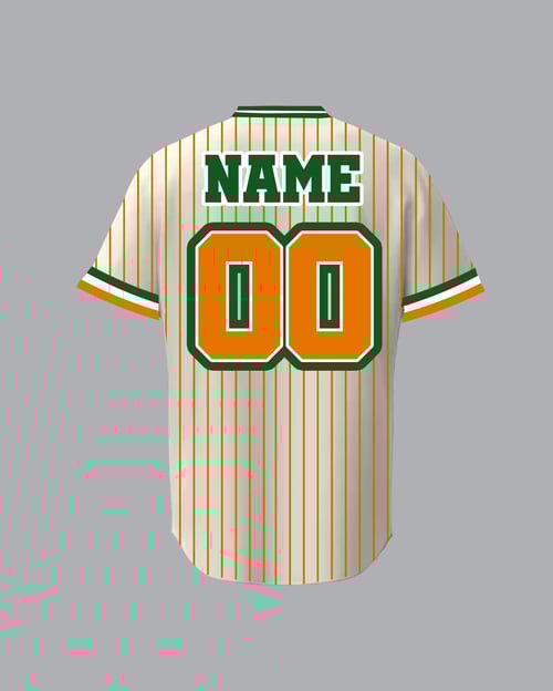 Image of LeFlore Rattlers Cream Button Up Jersey