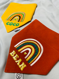 Image 2 of Autumn Rainbow Personalised Bandana